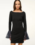 Hawthorne Dress Black/Navy Dresses - Short Staud 