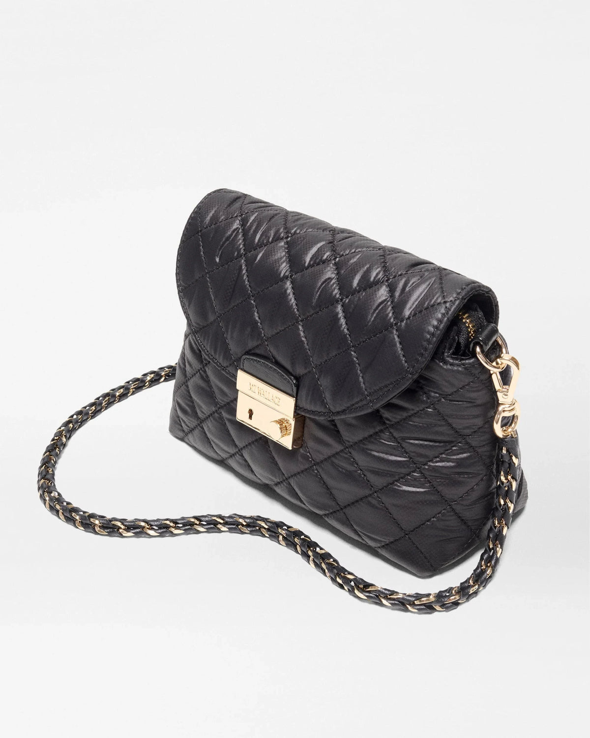 Mini Crosby Lock Shoulder Black Crossbody MZ Wallace 
