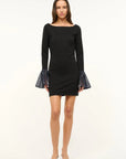 Hawthorne Dress Black/Navy Dresses - Short Staud 