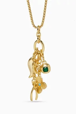 The Buona Fortuna Charm Pendant Necklaces Roxanne Assoulin 