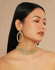 Eaton Earrings Gold Earrings Deepa Gurnani 