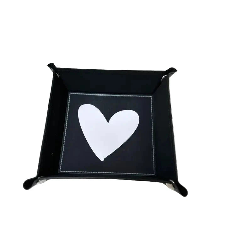 Modern Heart Valet Tray Home Decor - Bowls, Trays & Vases Resinate By KS 