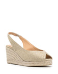 Barbara/ 6/ 032 Metalizado Oro Claro Wedges - Espadrille Castaner 