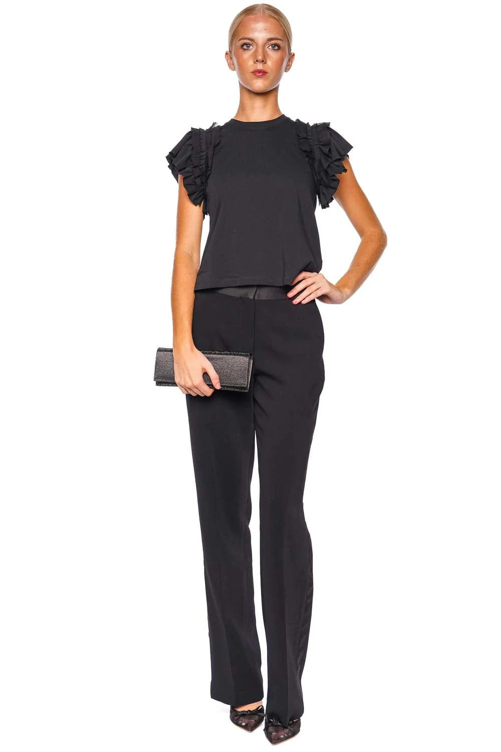 Leia Top Noir Tops - Blouses Ulla Johnson 