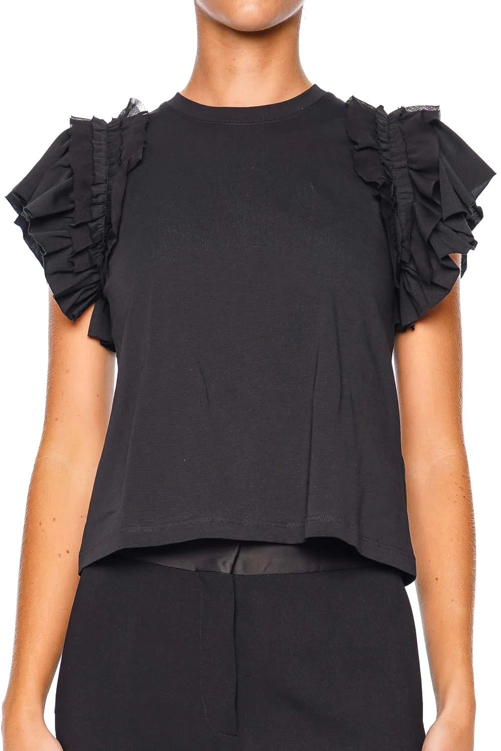 Leia Top Noir Tops - Blouses Ulla Johnson 