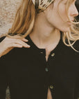 Petra Cardigan Black Sweater - Cardigans Doen 