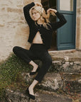 Petra Cardigan Black Sweater - Cardigans Doen 
