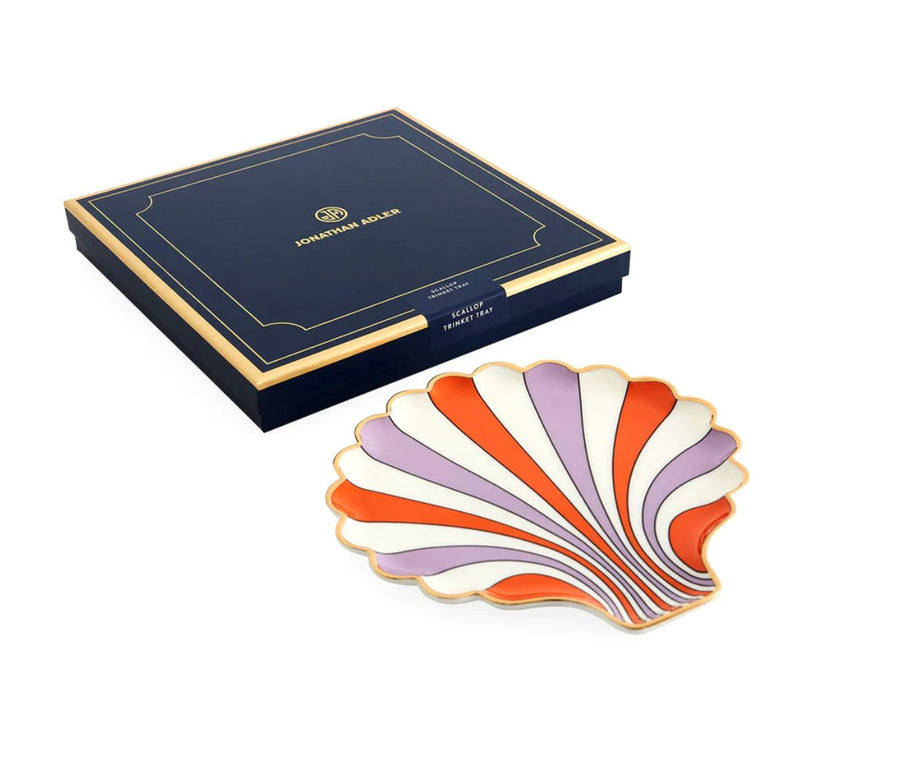 Scallop Tray Orange Purple Accessories - Home Decor - Bowls, Trays & Vases Jonathan Adler 
