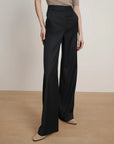 Eaton Wide-Leg Pant Navy Pants - Trousers Veronica Beard 