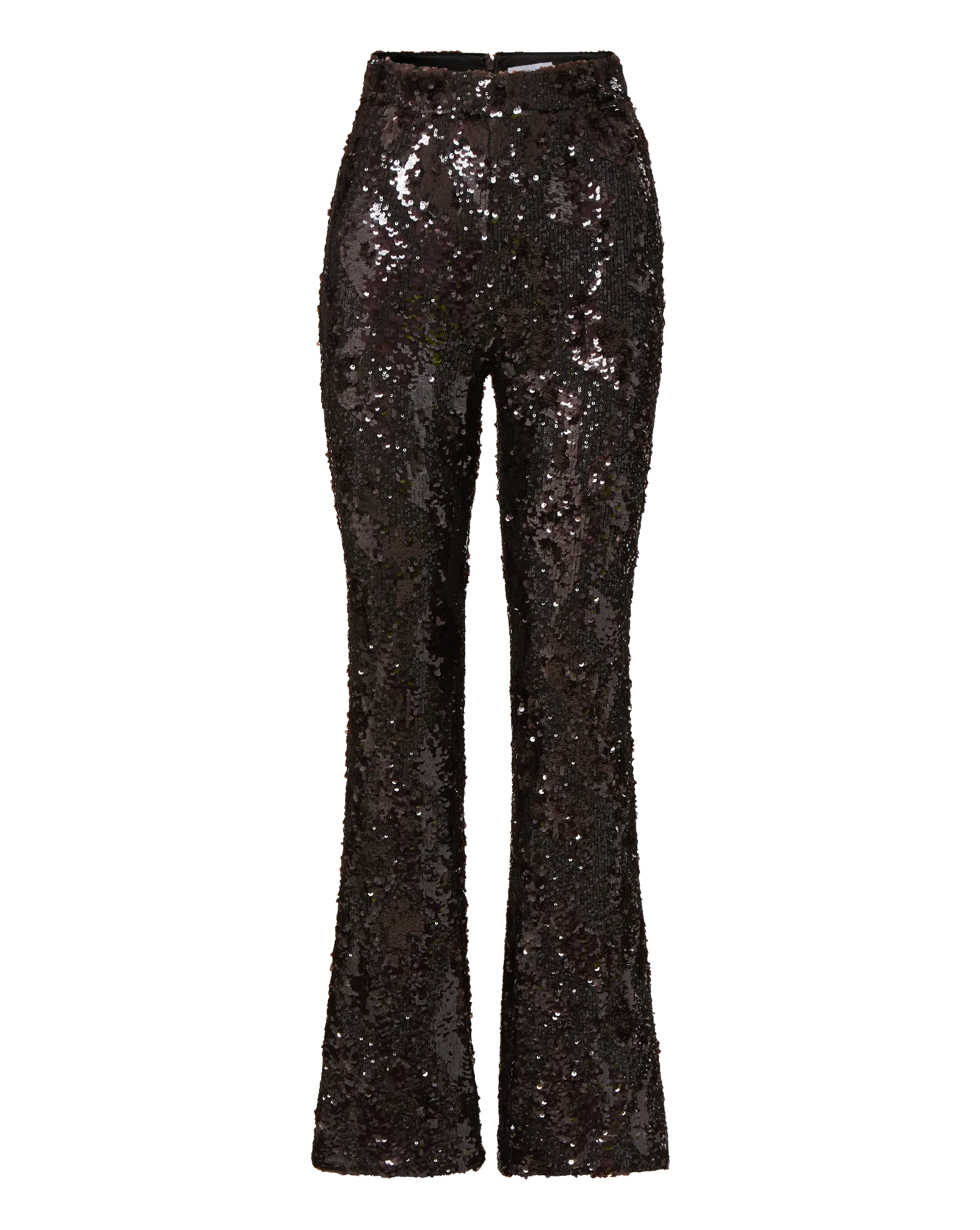 Collier Sequin Skiny-Flare Pant Dark Currant Pants - Trousers Veronica Beard 