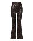 Collier Sequin Skiny-Flare Pant Dark Currant Pants - Trousers Veronica Beard 