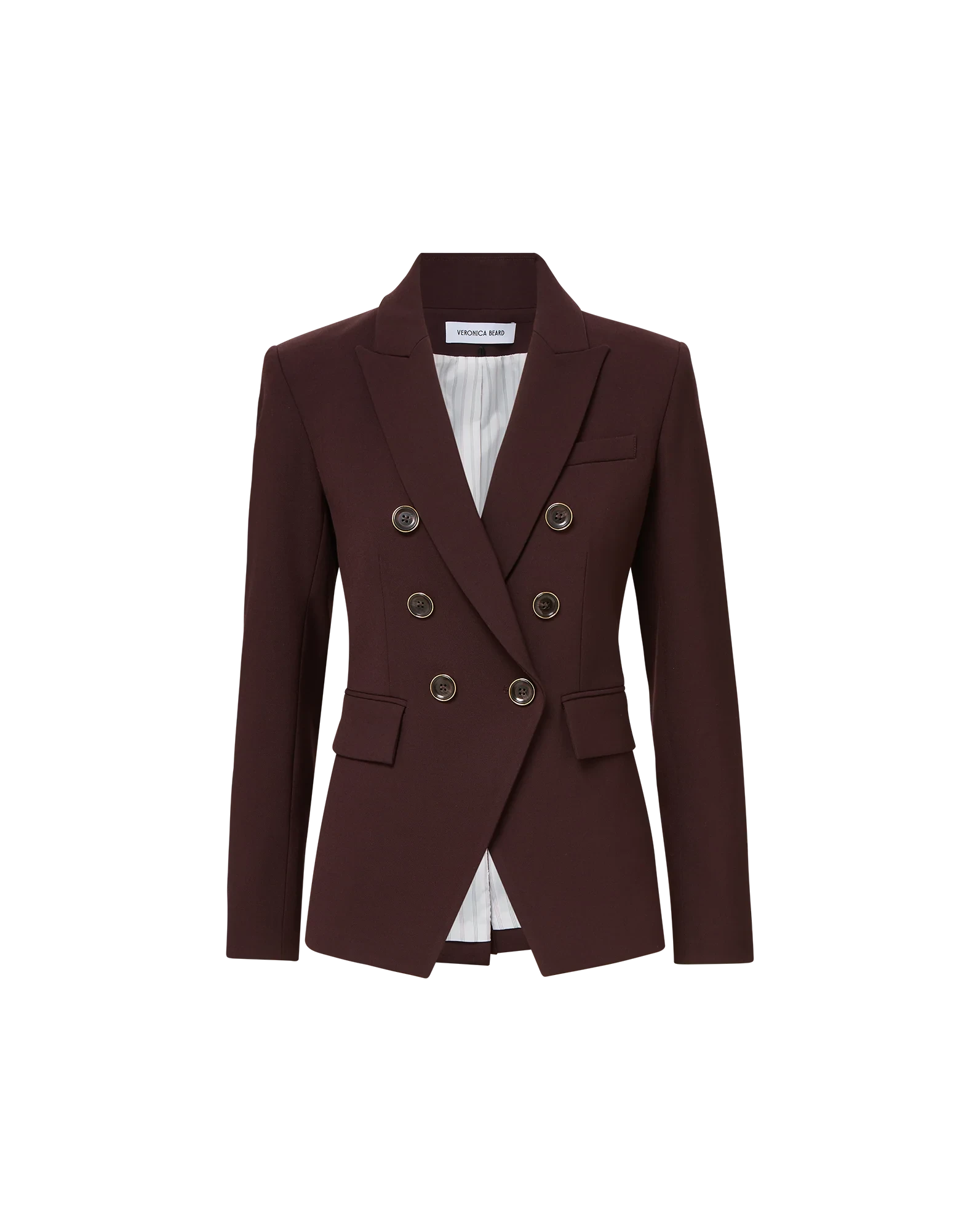 Miller Dickey Jacket Dark Currant Jackets - Blazers Veronica Beard 