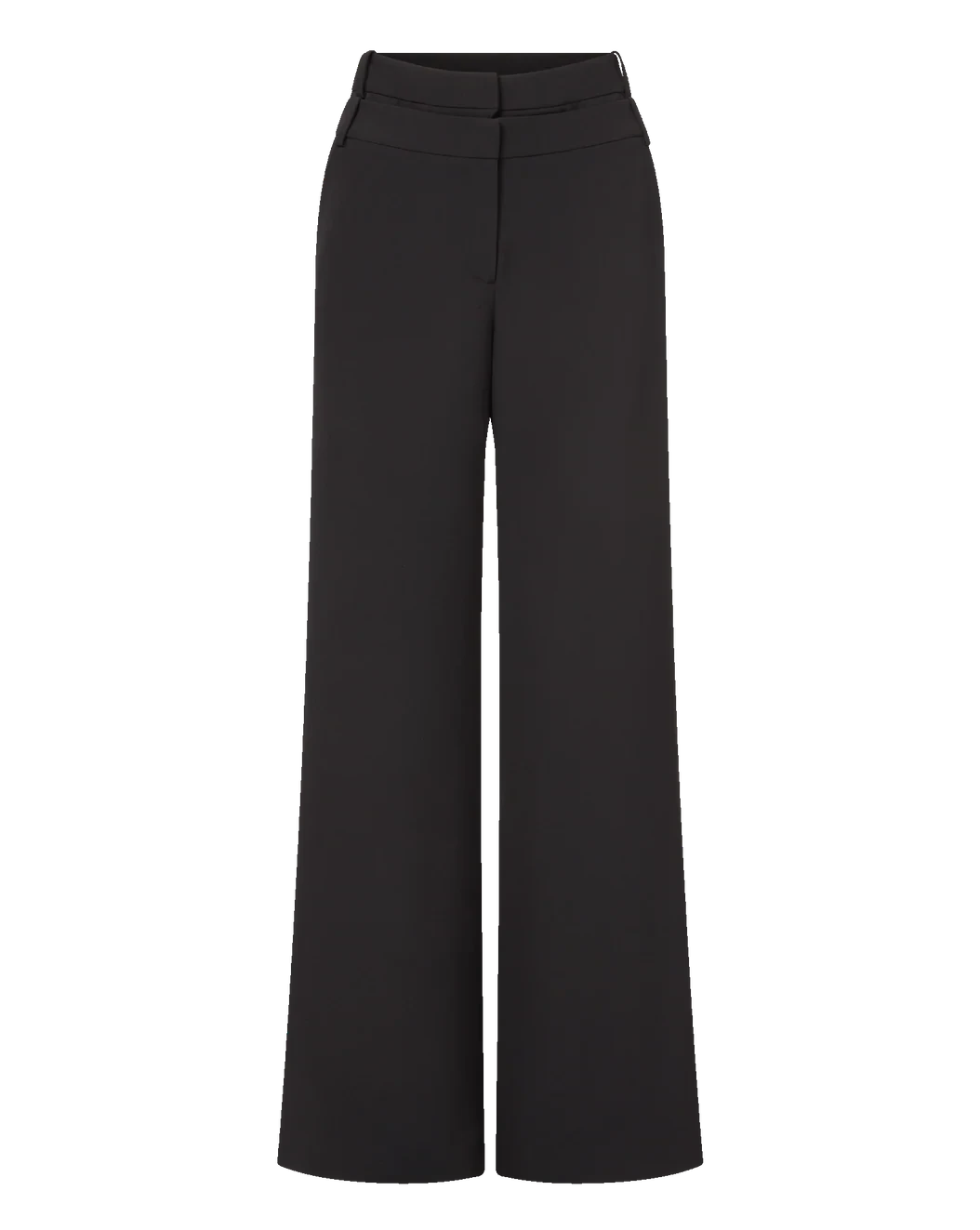 Tonelli Double-Waistband Pant Black Pants - Trousers Veronica Beard 