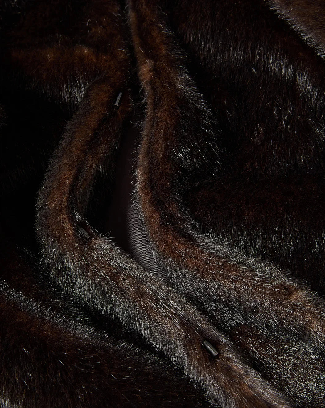 Griselda Faux Fur Coat Sable Outerwear - Longsleeve Veronica Beard 