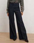 Crue Wide-Leg Denim Pant Midnight Wash Denim - Flare & Wide Leg Veronica Beard 
