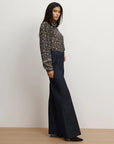 Crue Wide-Leg Denim Pant Midnight Wash Denim - Flare & Wide Leg Veronica Beard 
