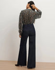 Crue Wide-Leg Denim Pant Midnight Wash Denim - Flare & Wide Leg Veronica Beard 