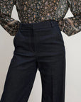 Crue Wide-Leg Denim Pant Midnight Wash Denim - Flare & Wide Leg Veronica Beard 