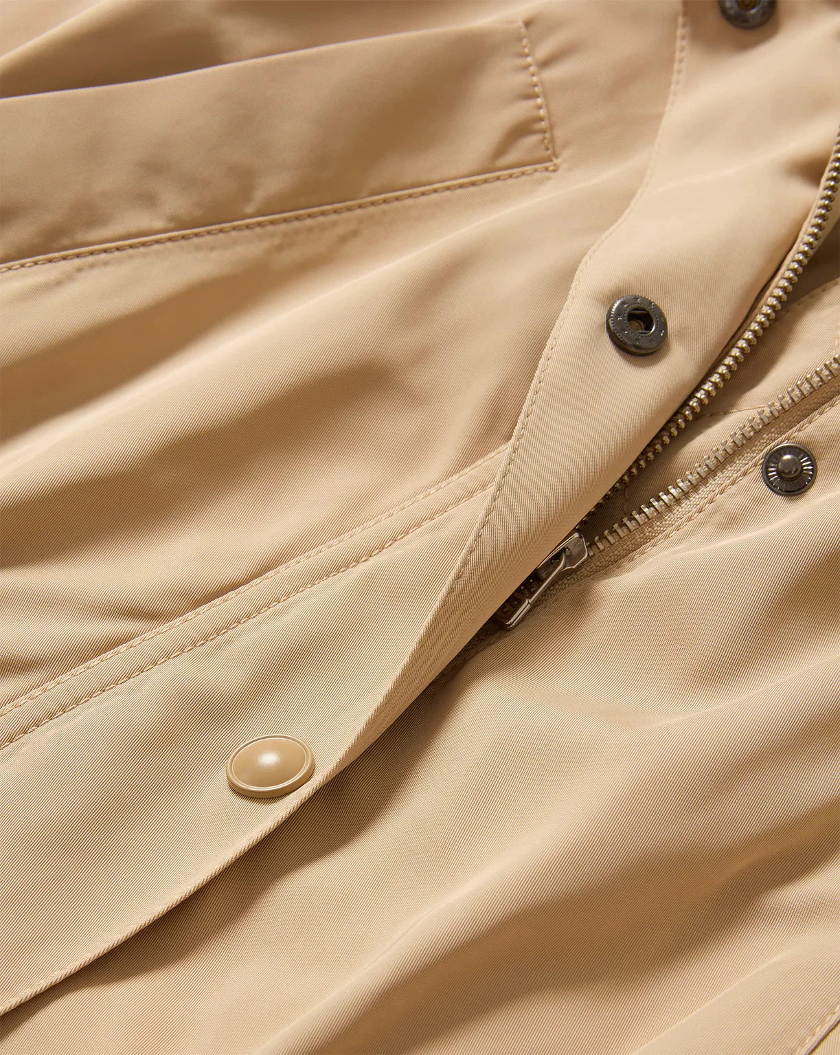 Arnault Parka Jacket in Tan Sand Outerwear - Longsleeve Veronica Beard 