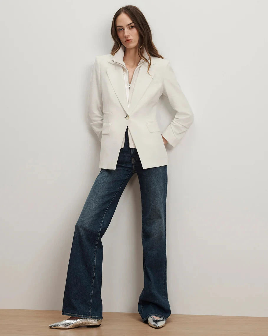 Battista Dickey Jacket Dove Jackets - Blazers Veronica Beard 