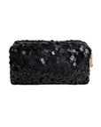 Sequin Glow Cosmetic Case Midnight Black Cosmetic Ellison&Young 