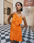 Marlow Dress Cadmium Orange Dresses - Short Tanya Taylor 