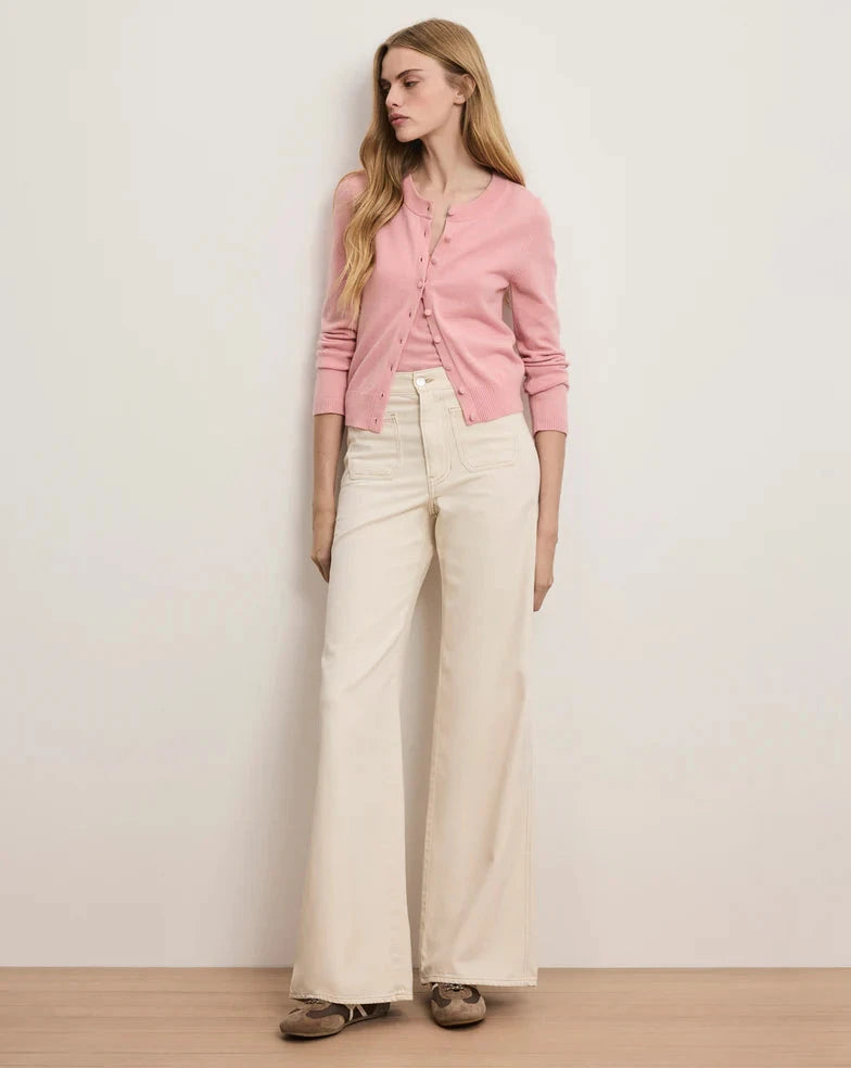 Daro Cashmere Cardigan Petal Sweater - Cardigans Veronica Beard 