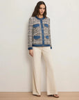 Ainslie Tweed Jacket Navy Multi Jackets - Denim Veronica Beard 