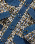 Ainslie Tweed Jacket Navy Multi Jackets - Denim Veronica Beard 