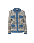 Ainslie Tweed Jacket Navy Multi Jackets - Denim Veronica Beard 