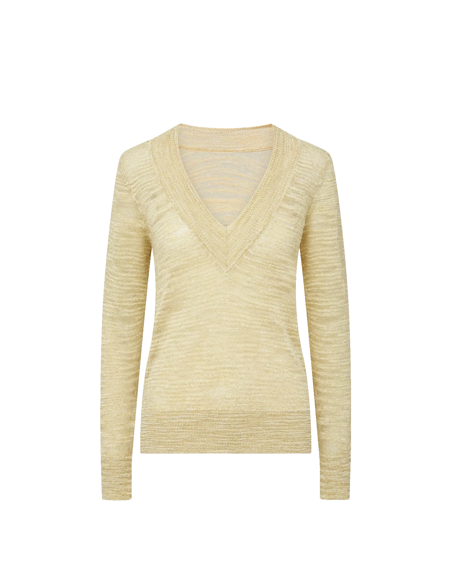 Coleta V Neck Sweater Pistachio Sweater - V-Neck Veronica Beard 