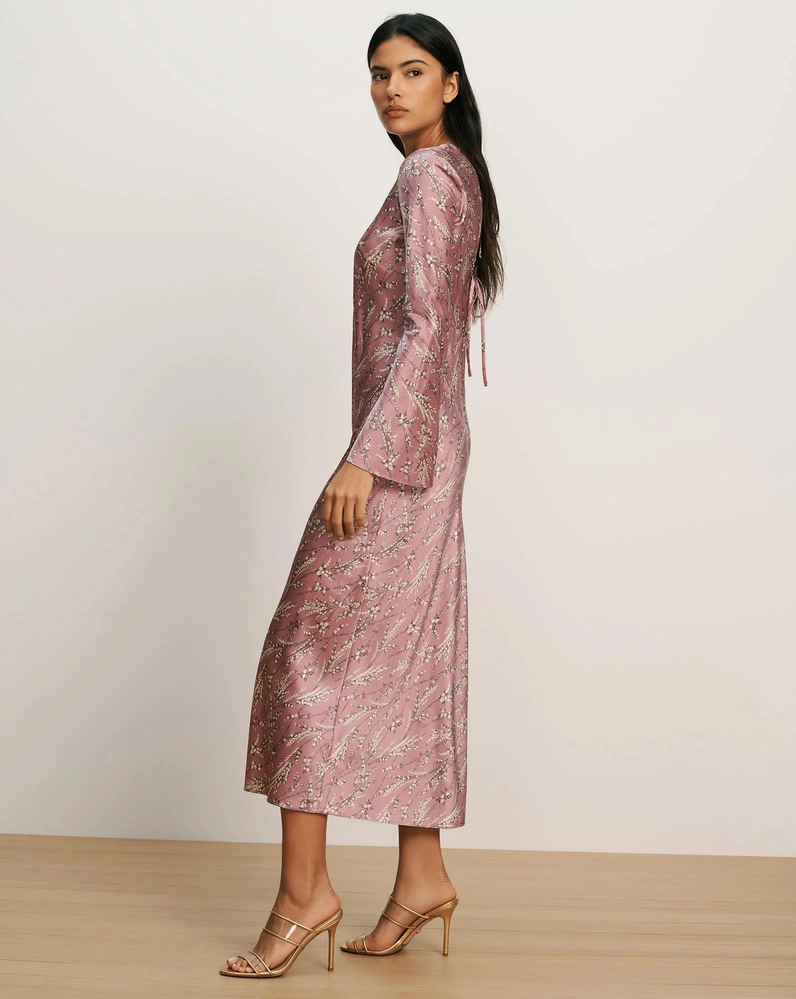 Gemma Midi Dress Orchid Haze Multi Dresses - Midi Veronica Beard 