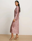 Gemma Midi Dress Orchid Haze Multi Dresses - Midi Veronica Beard 