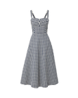 Aila Dress Gingham Navy/Dove