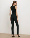 Deylin Brooch Tank Top Black