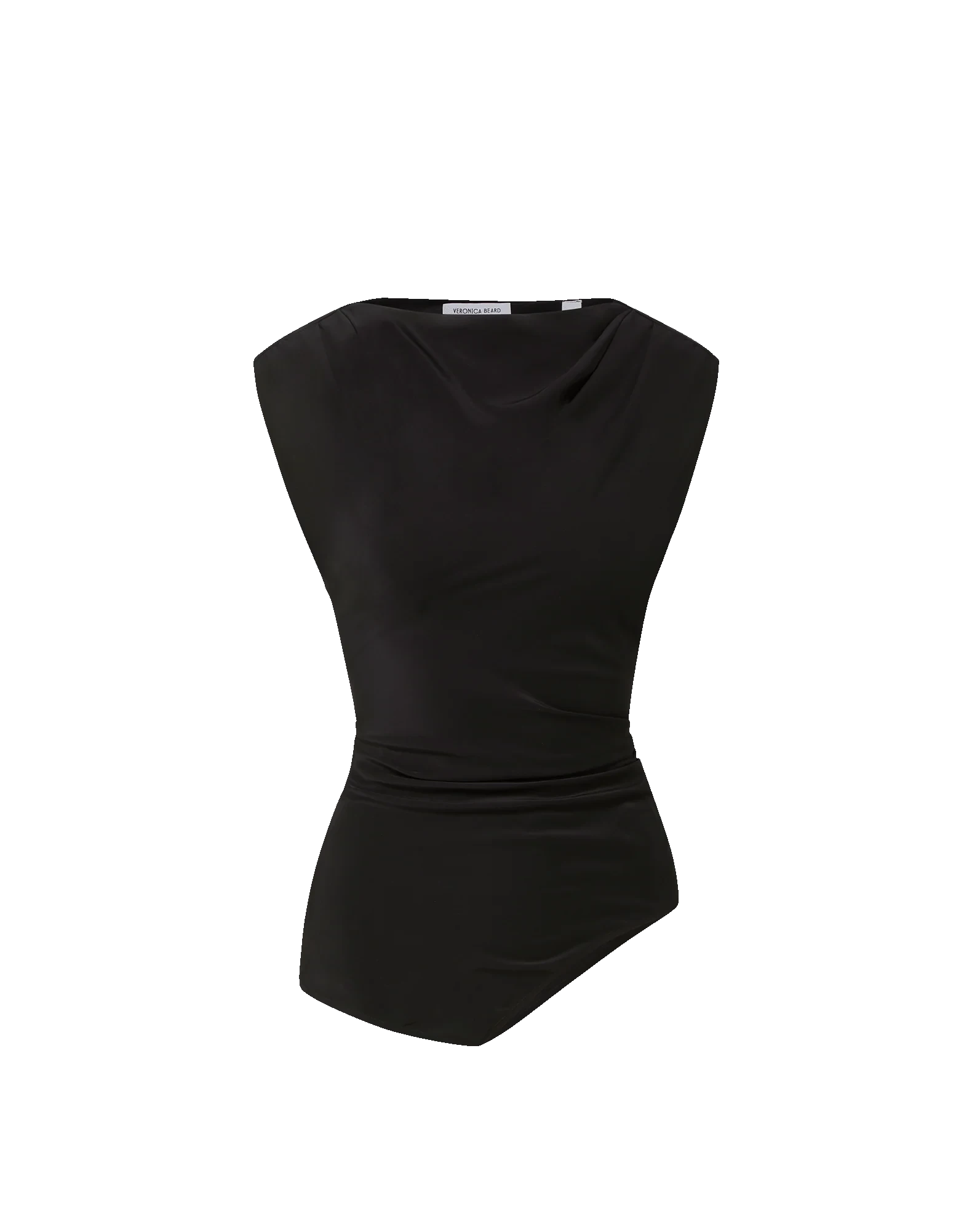 Yvonne Asymmetrical Top Black Tops - Blouses Veronica Beard 