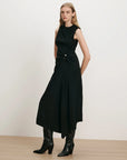 Freja Brooch Dress Black