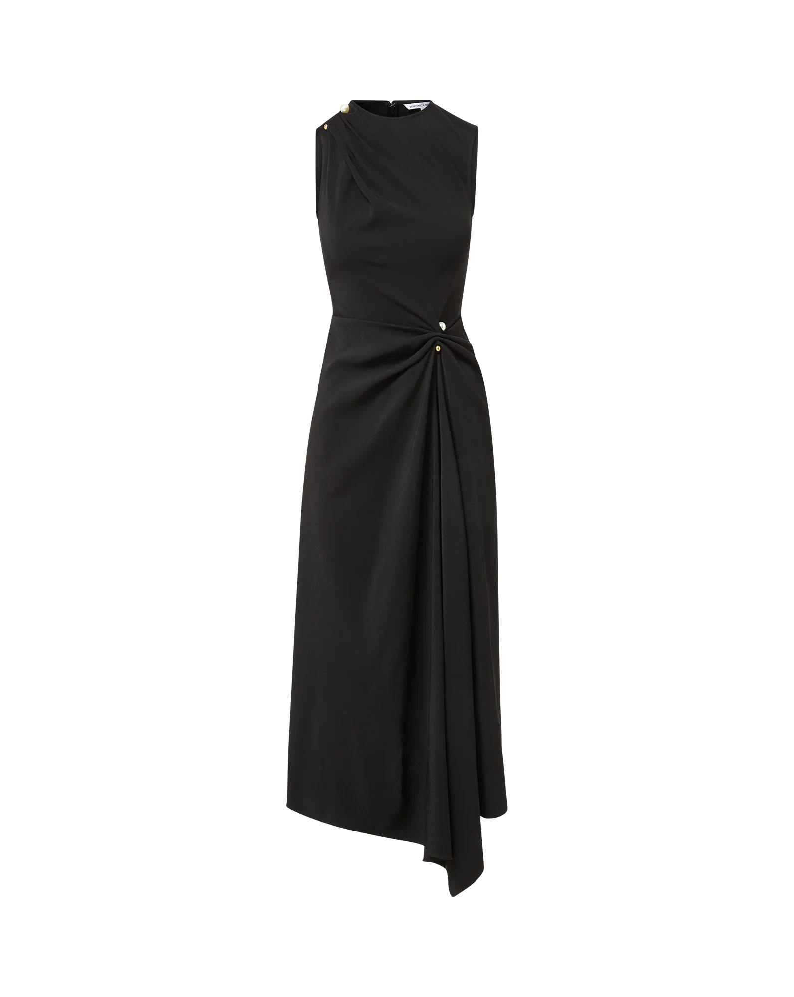 Freja Brooch Dress Black
