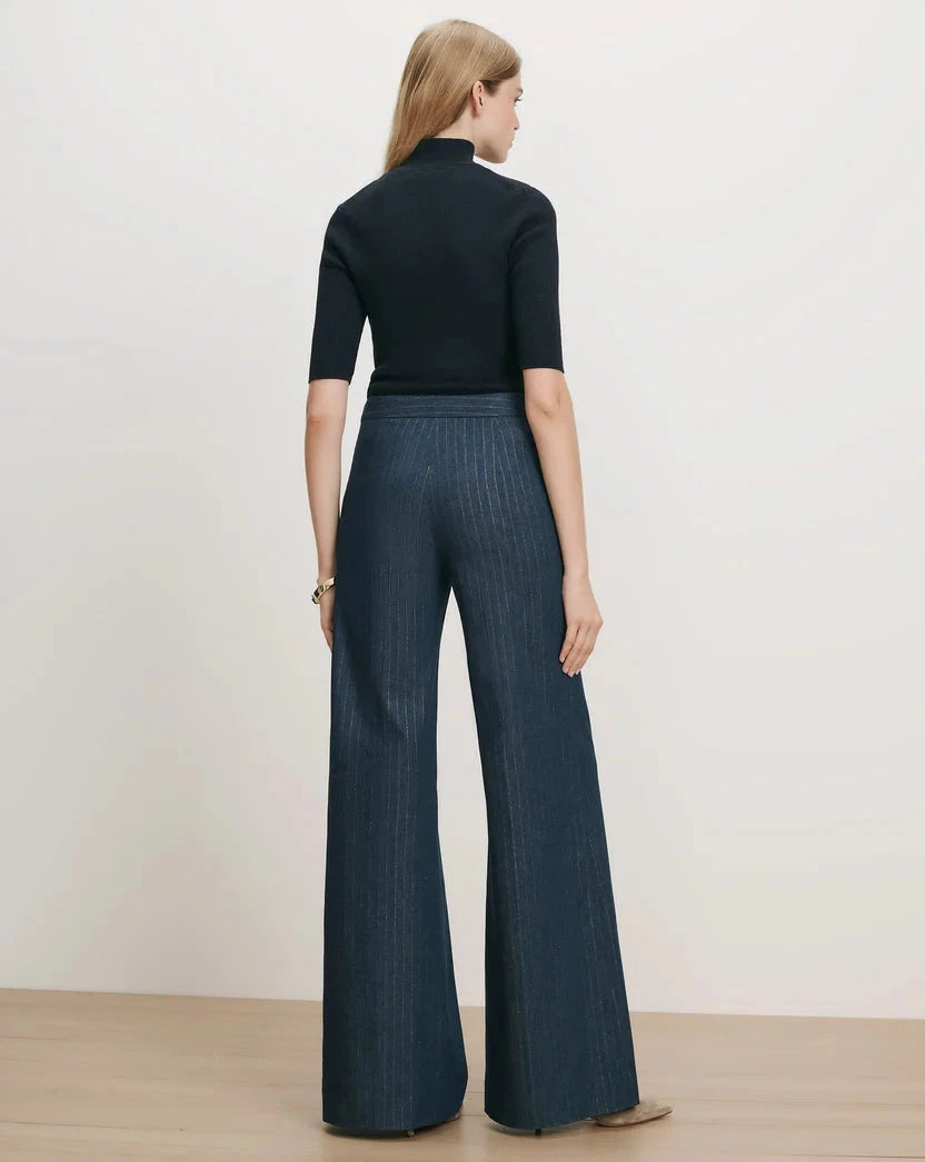 Alastair Merino Wool Pullover Heritage Navy Melange