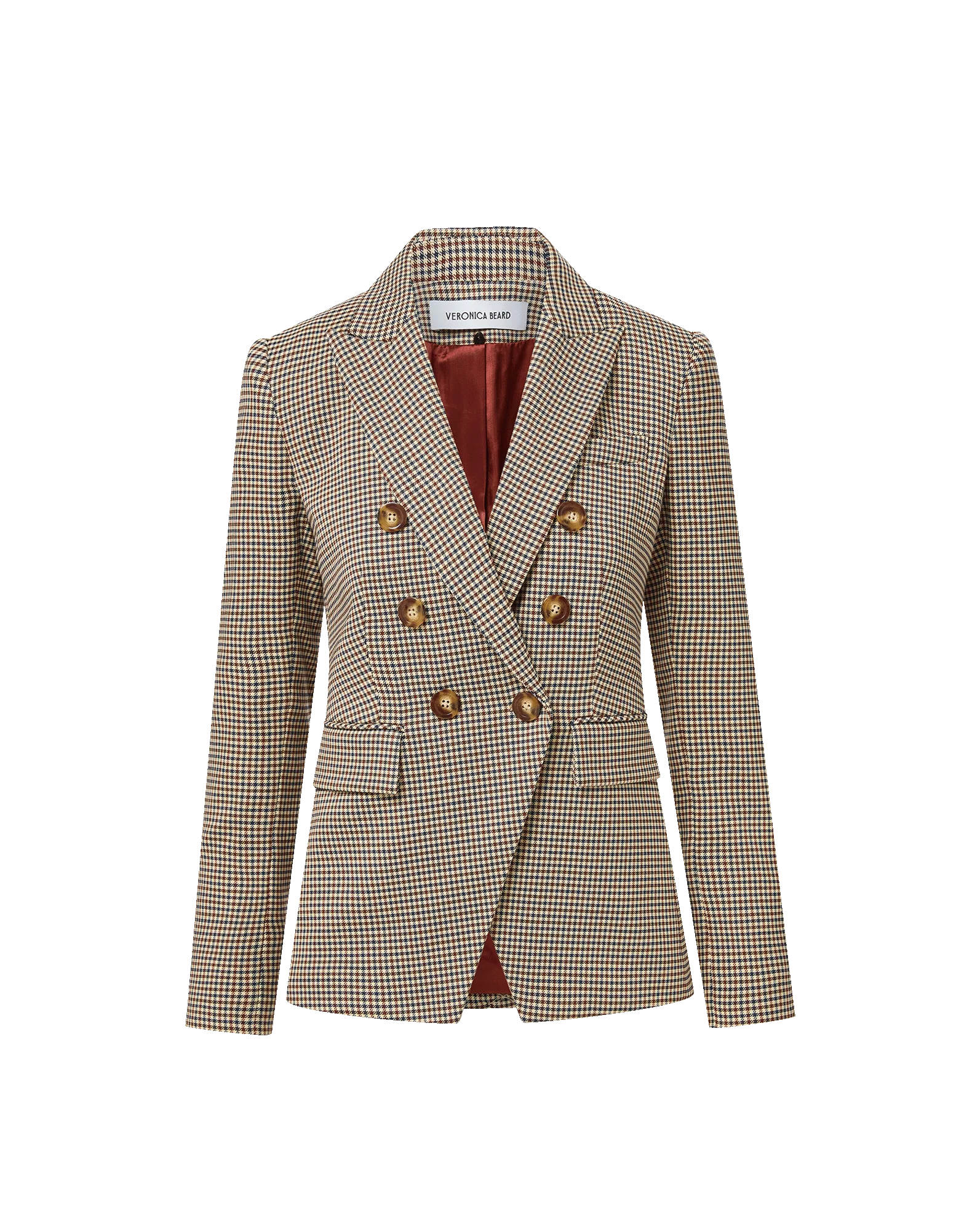 Miller Houndstooth Dickey Jacket Rust/Navy Multi