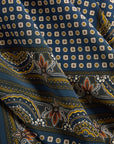 Hartley Asymmetric Midi Skirt Heritage Navy Multi