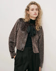 Bancroff Sequin Jacket Copper/Black
