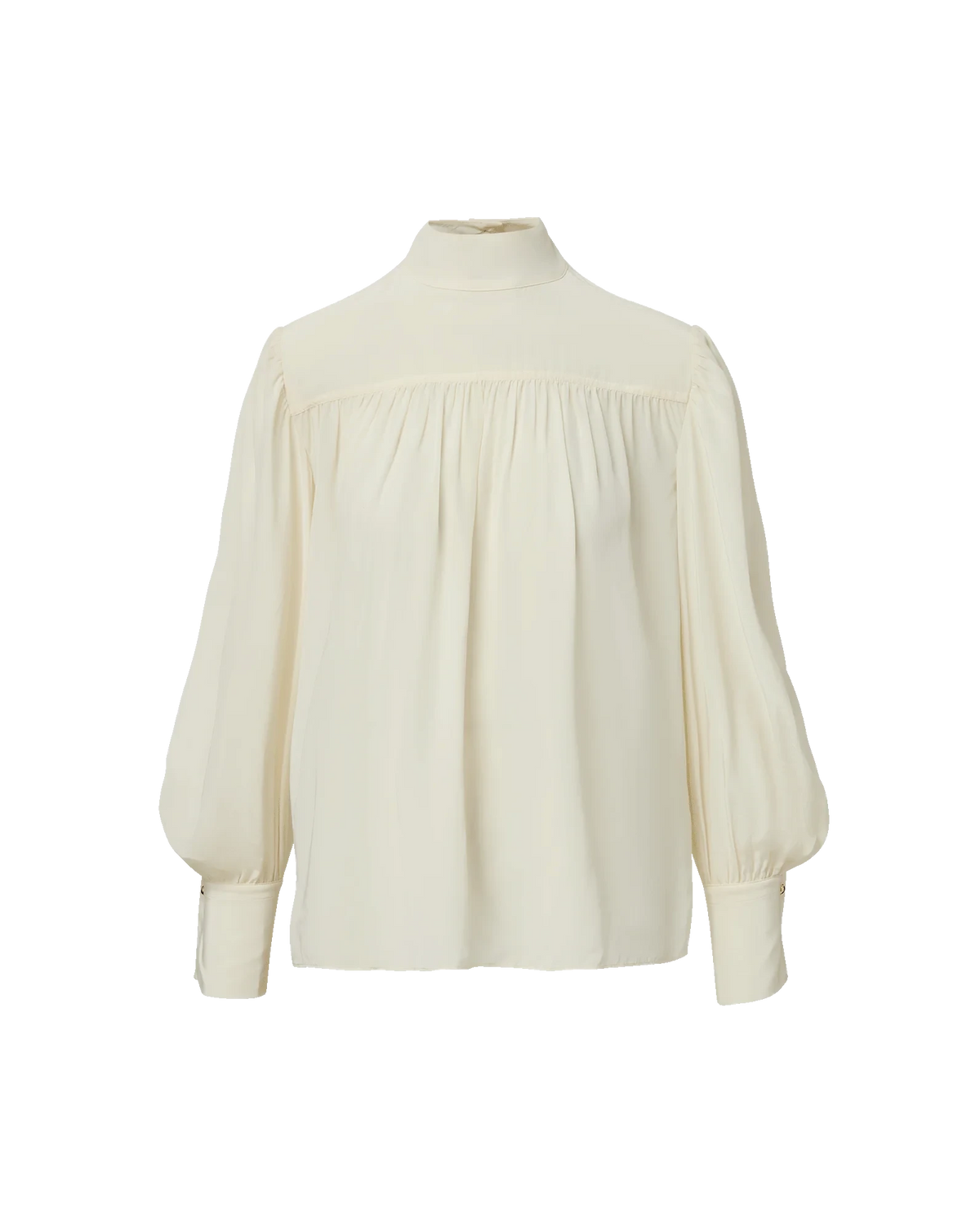 Brooks Blouse Dove White Tops - Blouses Veronica Beard 