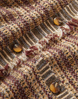 Sariyah Knit Jacket Burgundy Multi Jackets - Blazers Veronica Beard 