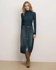 Hathaway Denim Maxi Skirt Sweet Dream Skirts - Maxi Veronica Beard 