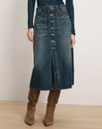 Hathaway Denim Maxi Skirt Sweet Dream Skirts - Maxi Veronica Beard 