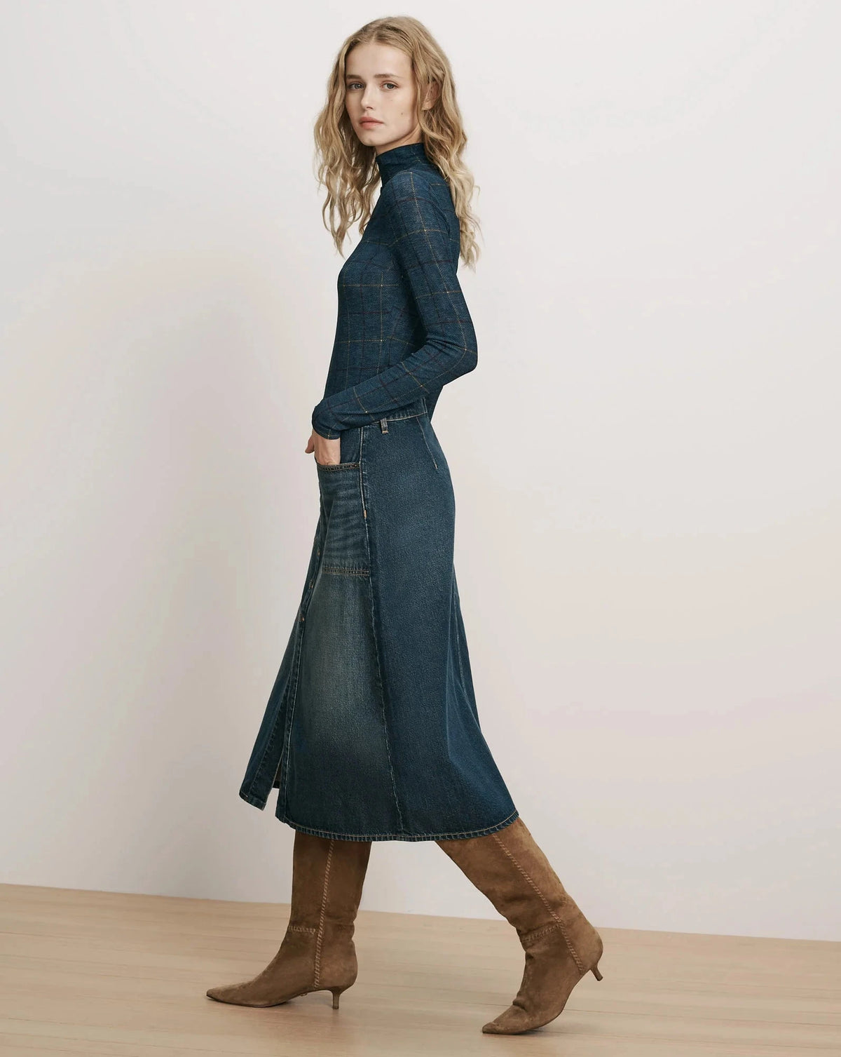 Hathaway Denim Maxi Skirt Sweet Dream Skirts - Maxi Veronica Beard 