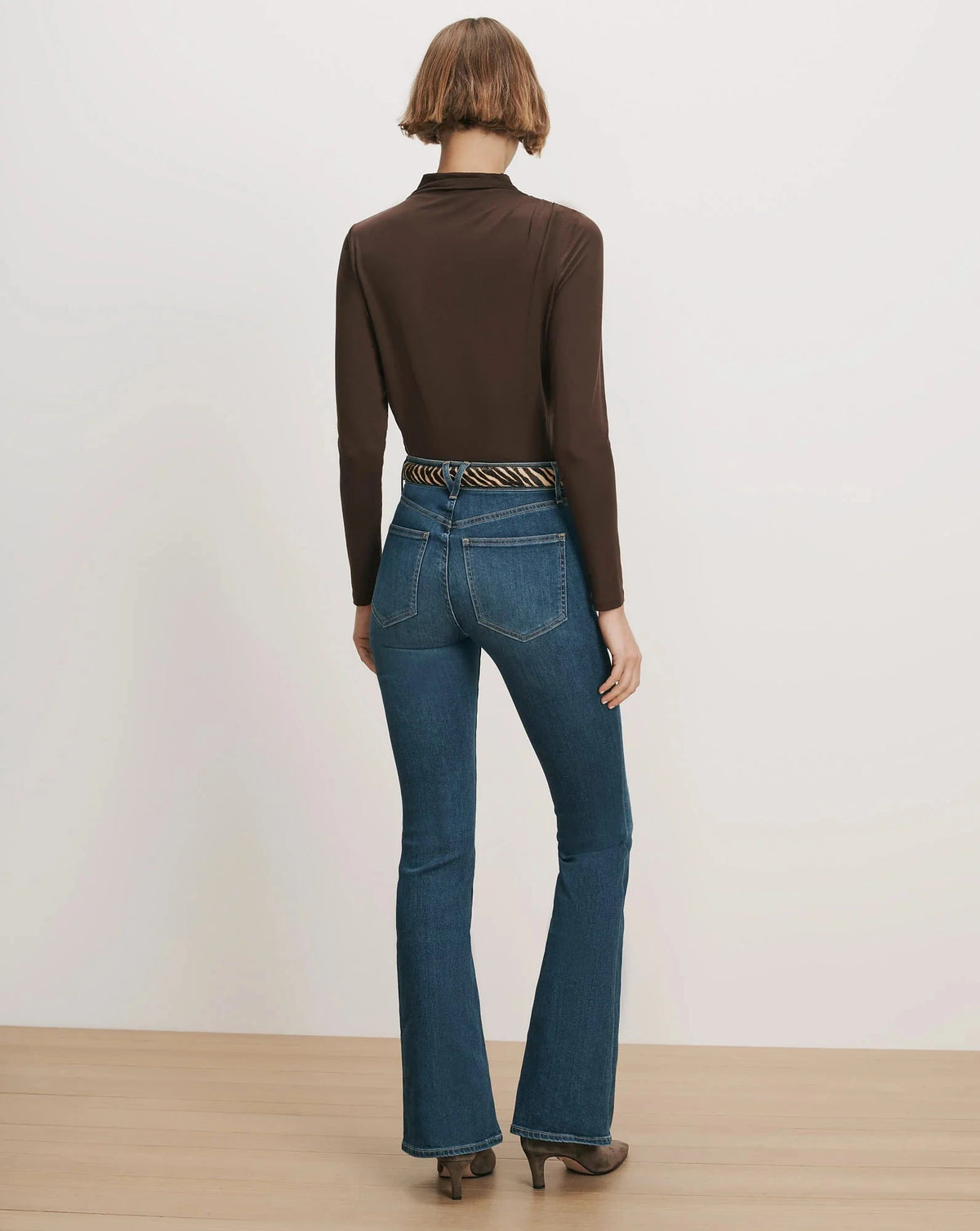 Mylie Top Espresso Tops - Turtleneck Veronica Beard 