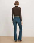 Mylie Top Espresso Tops - Turtleneck Veronica Beard 
