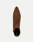 Glinda Stretch Ankle Boot Suede Chestnut